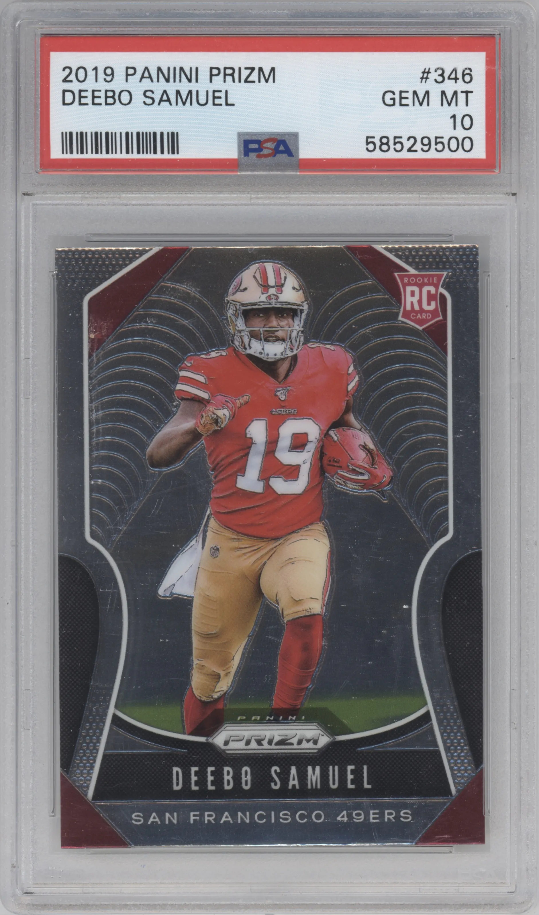 2019 Panini Prizm Deebo Samuel PSA 10
