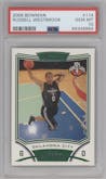 Russell Westbrook from the 2008-09 Bowman set graded by PSA and given an overall grade of 10.