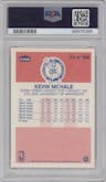 Kevin McHale from the 1986-87 Fleer set graded by PSA and given an overall grade of 8.