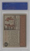 Early Wynn from the 1962 Topps set graded by PSA and given an overall grade of 8.