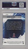 Shohei Ohtani from the 2019 Bowman’s Best set graded by PSA and given an overall grade of 10.