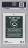 Dick Butkus from the 2024 Donruss set graded by PSA and given an overall grade of 9.
