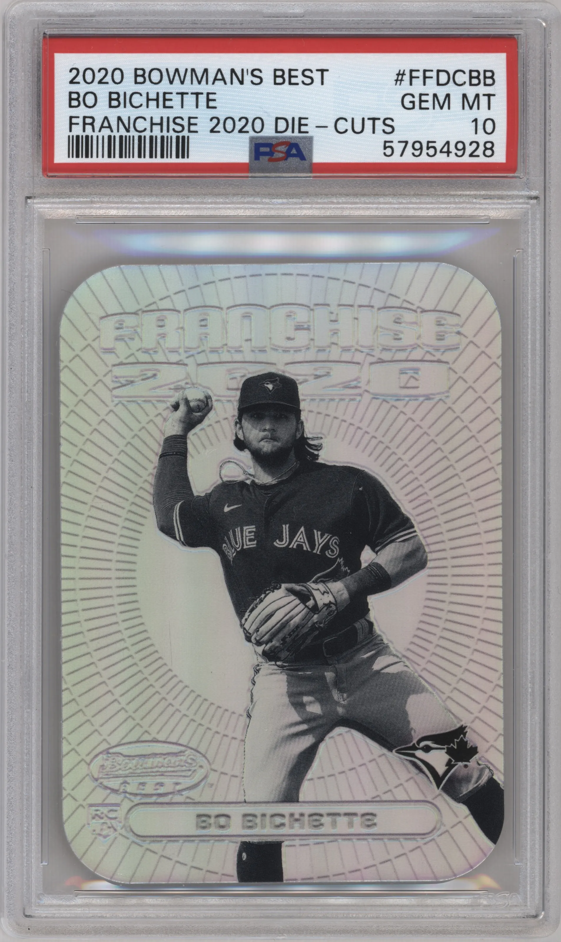 2020 Bowman’s Best Franchise 2020 Die-Cuts Bo Bichette #FFDC-BB PSA 10