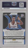 Theo Maledon from the 2020-21 Panini Prizm set featuring a Choice Tiger Stripe parallel graded by PSA and given an overall grade of 10.