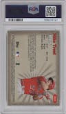 Mike Trout from the 2018 Bowman’s Best set graded by PSA and given an overall grade of 10.