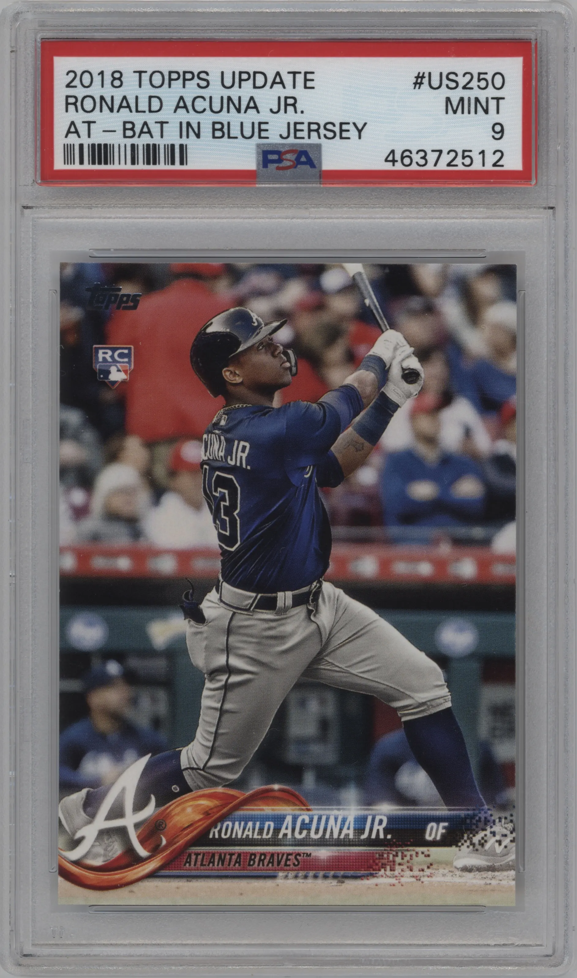 2018 Topps Update Ronald Acuna Jr. PSA 9