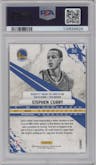 Stephen Curry from the 2010-11 Panini Rookies & Stars set graded by PSA and given an overall grade of 9.