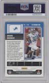Brian Branch from the 2023 Panini Contenders Optic set featuring a Silver parallel graded by PSA and given an overall grade of 10.