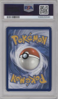 Maushold from the 2023 Pokemon SV set graded by PSA and given an overall grade of 9.