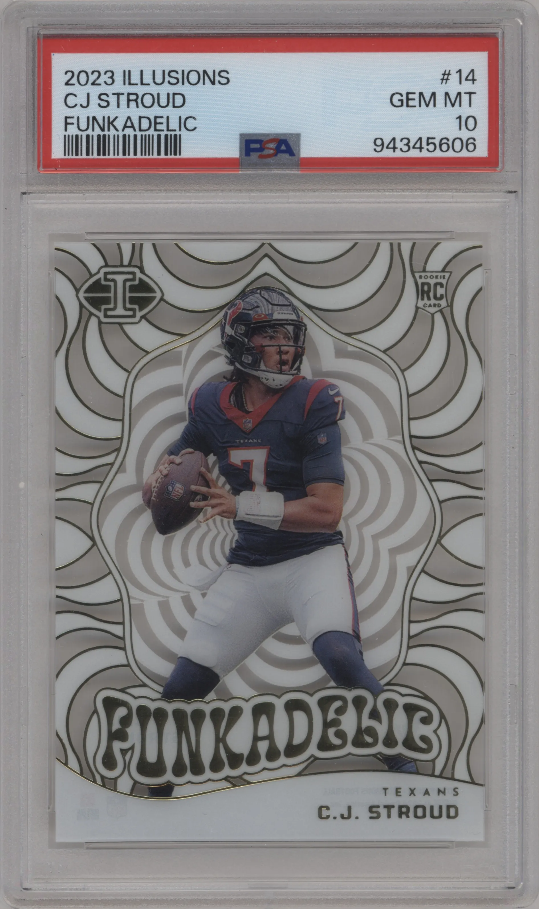 2023 Panini Illusions Funkadelic C.J. Stroud PSA 10