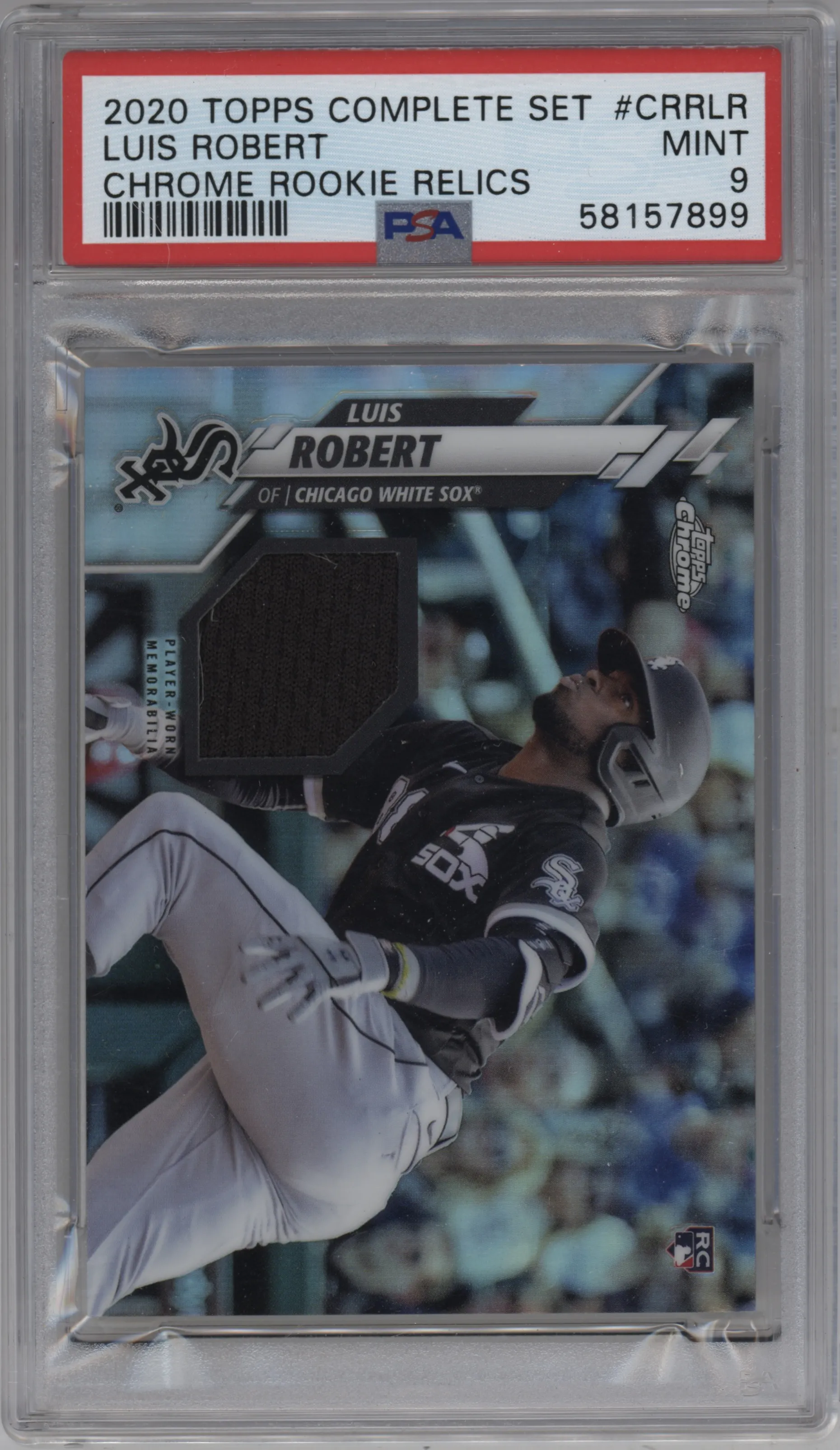 2020 Topps Complete Set Chr.Rke.Rlc. Luis Robert PSA 9