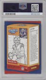 Josh Allen from the 2022 Panini Donruss set graded by PSA and given an overall grade of 9.