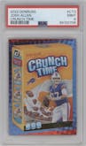 Josh Allen from the 2022 Panini Donruss set graded by PSA and given an overall grade of 9.