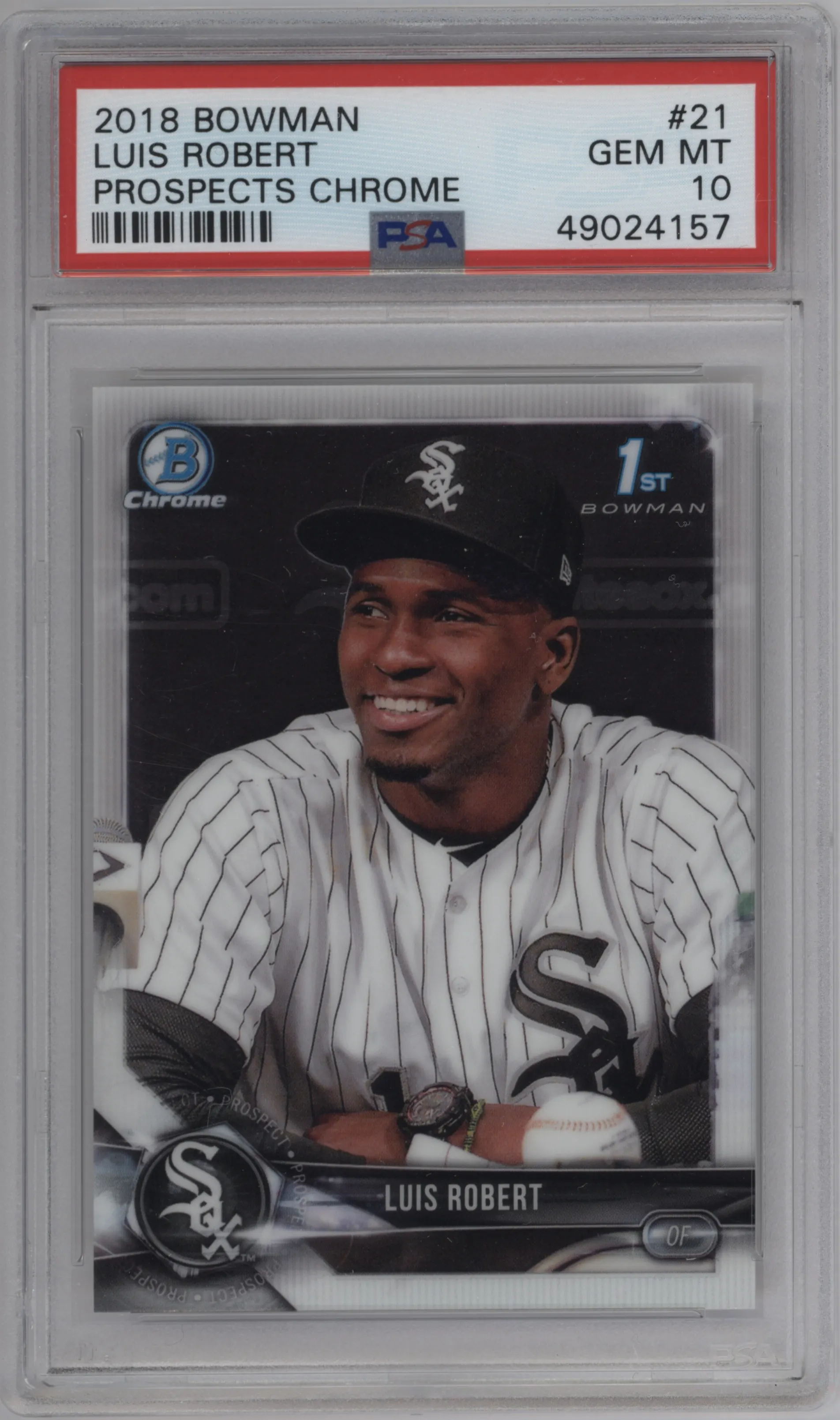 2018 Bowman Chr.Pros. Luis Robert #BCP21 PSA 10