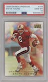 Steve Young from the 1998 Skybox Premium set graded by PSA and given an overall grade of 10.