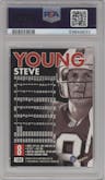 Steve Young from the 1998 Skybox Premium set graded by PSA and given an overall grade of 10.