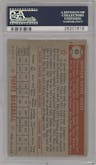 Eddie Joost from the 1952 Topps set graded by PSA and given an overall grade of 4.