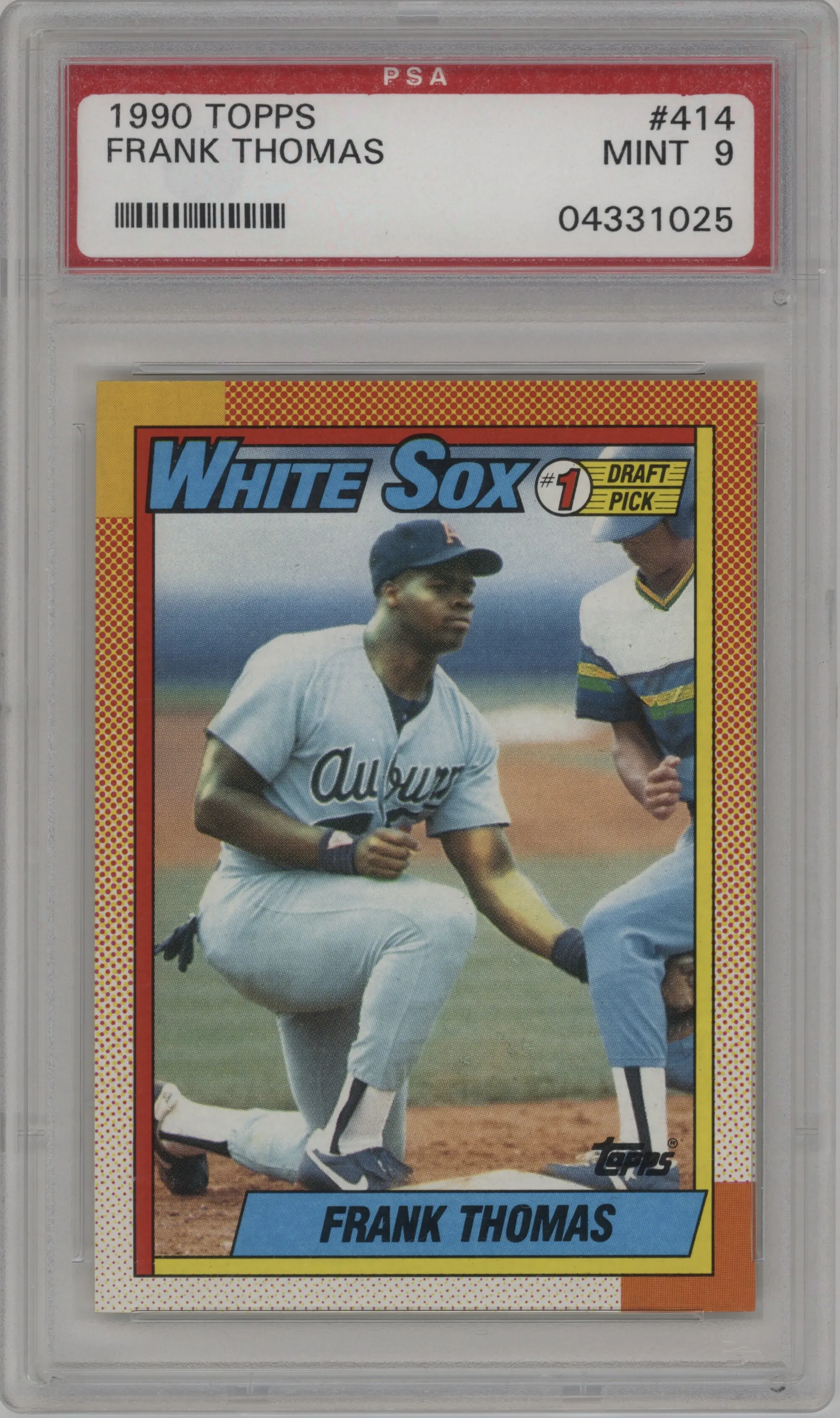 1990 Topps Frank Thomas PSA 9
