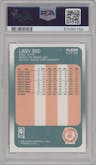 Larry Bird from the 1988-89 Fleer set graded by PSA and given an overall grade of 9.