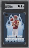 Jayden Daniels  from the 2024 Donruss set graded by SGC and given an overall grade of 9.5.