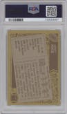 Jerry Rice from the 1986 Topps set graded by PSA and given an overall grade of 6.