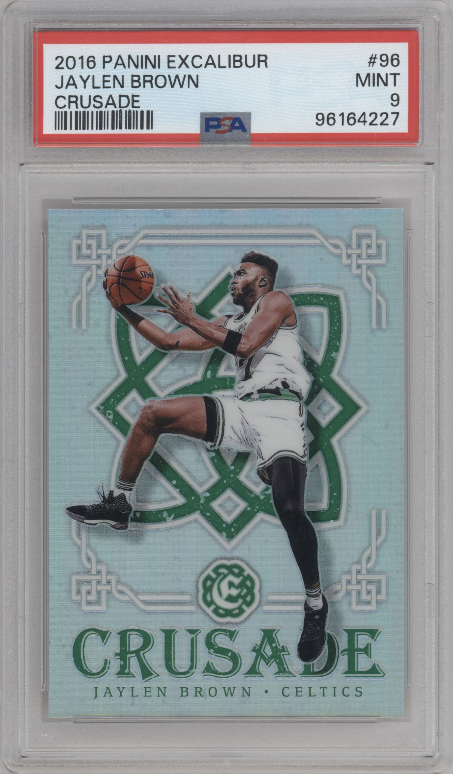 2016 Panini Excalibur Crusade Jaylen Brown #96 PSA 9