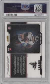 Desmond Ridder from the 2022 Panini Obsidian set graded by PSA and given an overall grade of 10.
