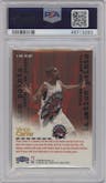 Vince Carter from the 1998-99 Fleer Ultra set graded by PSA and given an overall grade of 10.