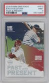 Babe Ruth/Shohei Ohtani from the 2018 Panini Diamond Kings set graded by PSA and given an overall grade of 9.
