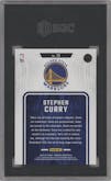 Stephen Curry from the 2024-25 Panini Donruss set featuring a Gold Press Proof  parallel graded by SGC and given an overall grade of 10.