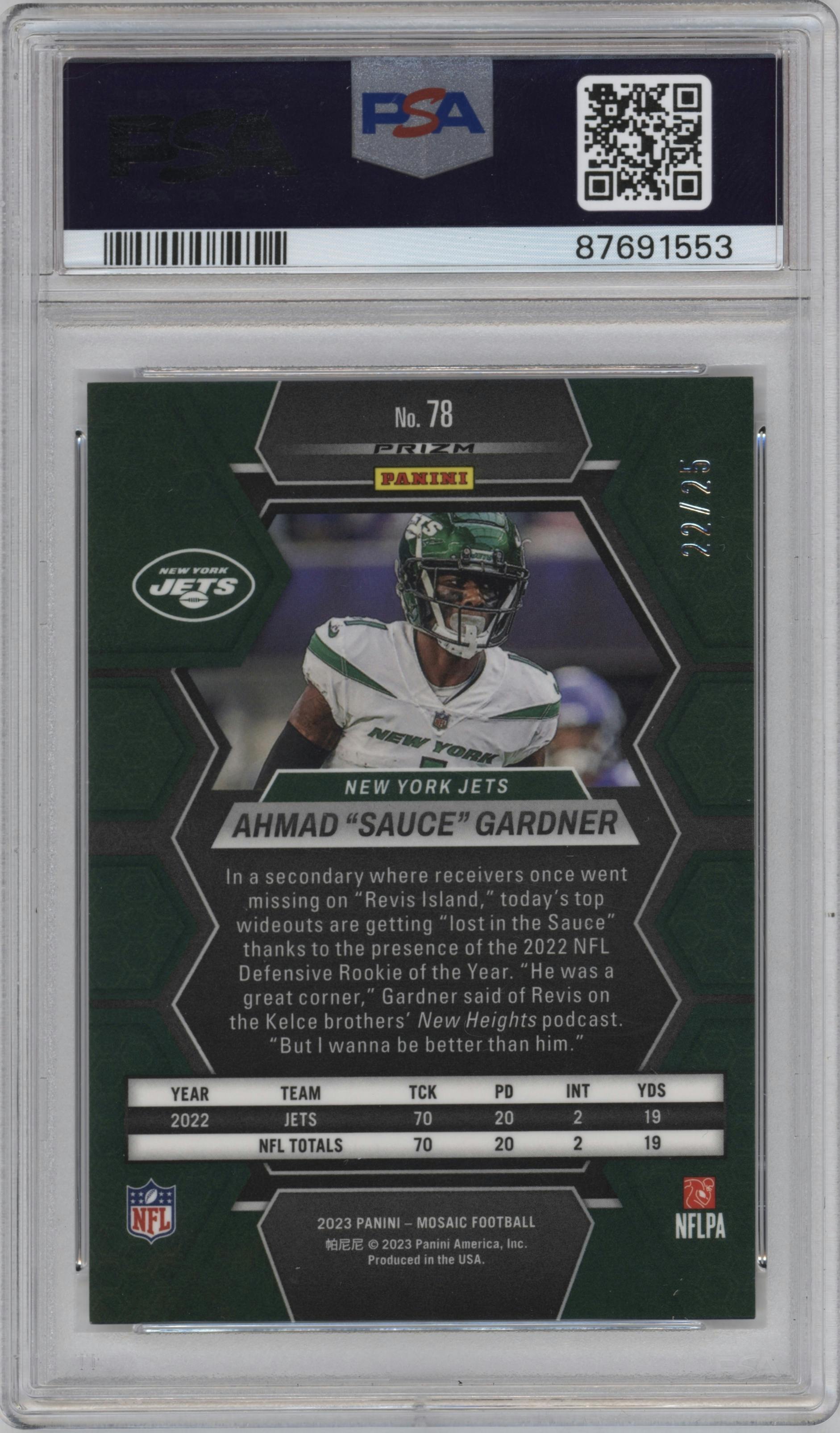 Ahmad 'Sauce' Gardner