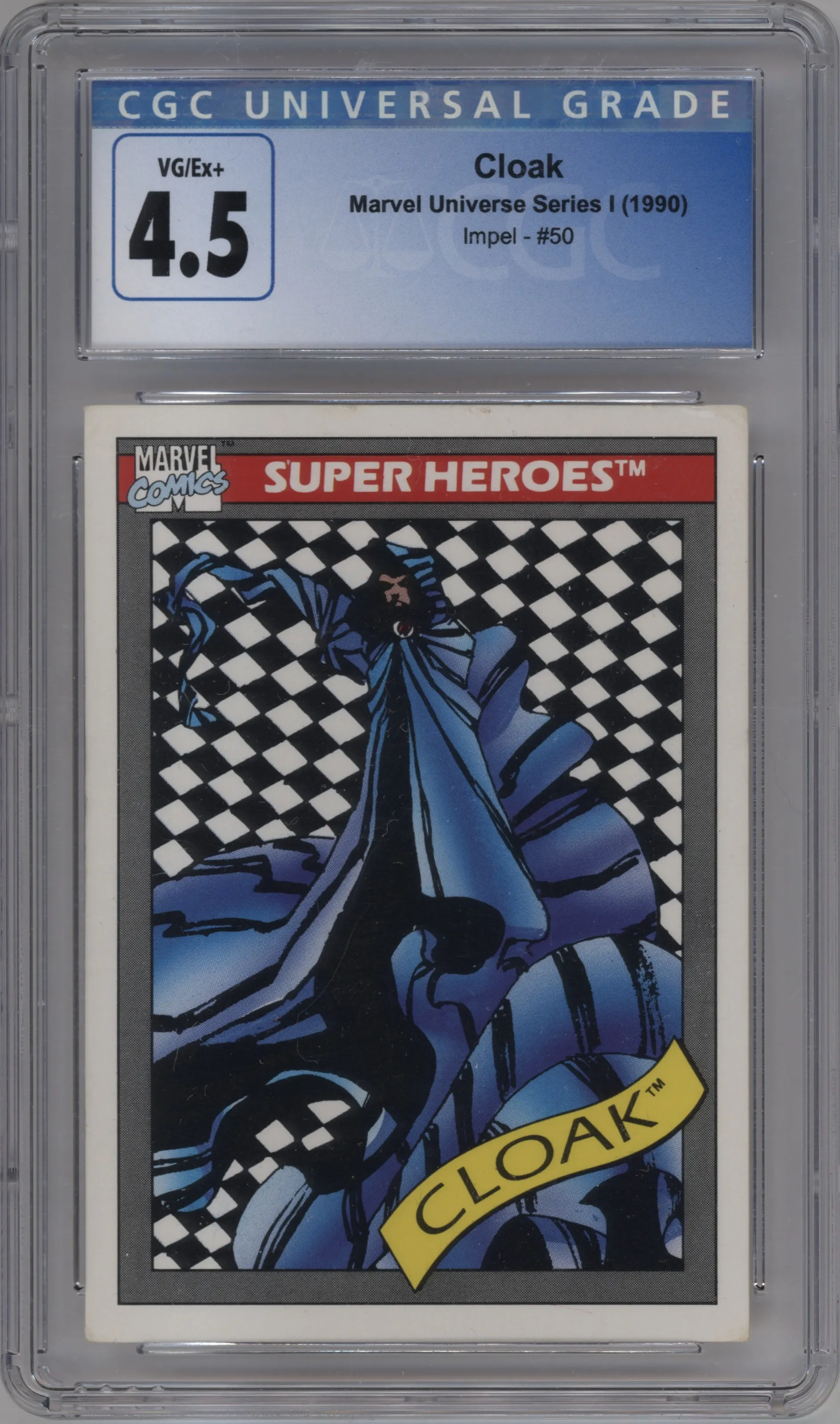 1990 Impel Marvel Universe Cloak CGC 4.5
