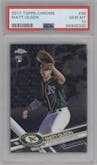 Matt Olson from the 2017 Topps Chrome set graded by PSA and given an overall grade of 10.