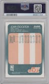 John Stockton from the 1988-89 Fleer set graded by PSA and given an overall grade of 8.