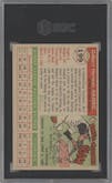 Bert Hamric from the 1955 Topps set graded by SGC and given an overall grade of 6.