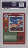 Misty from the 1999 Pokemon set graded by PSA and given an overall grade of 8.