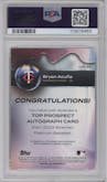 Bryan Acuna from the 2023 Bowman Platinum set graded by PSA and given an overall grade of 10.