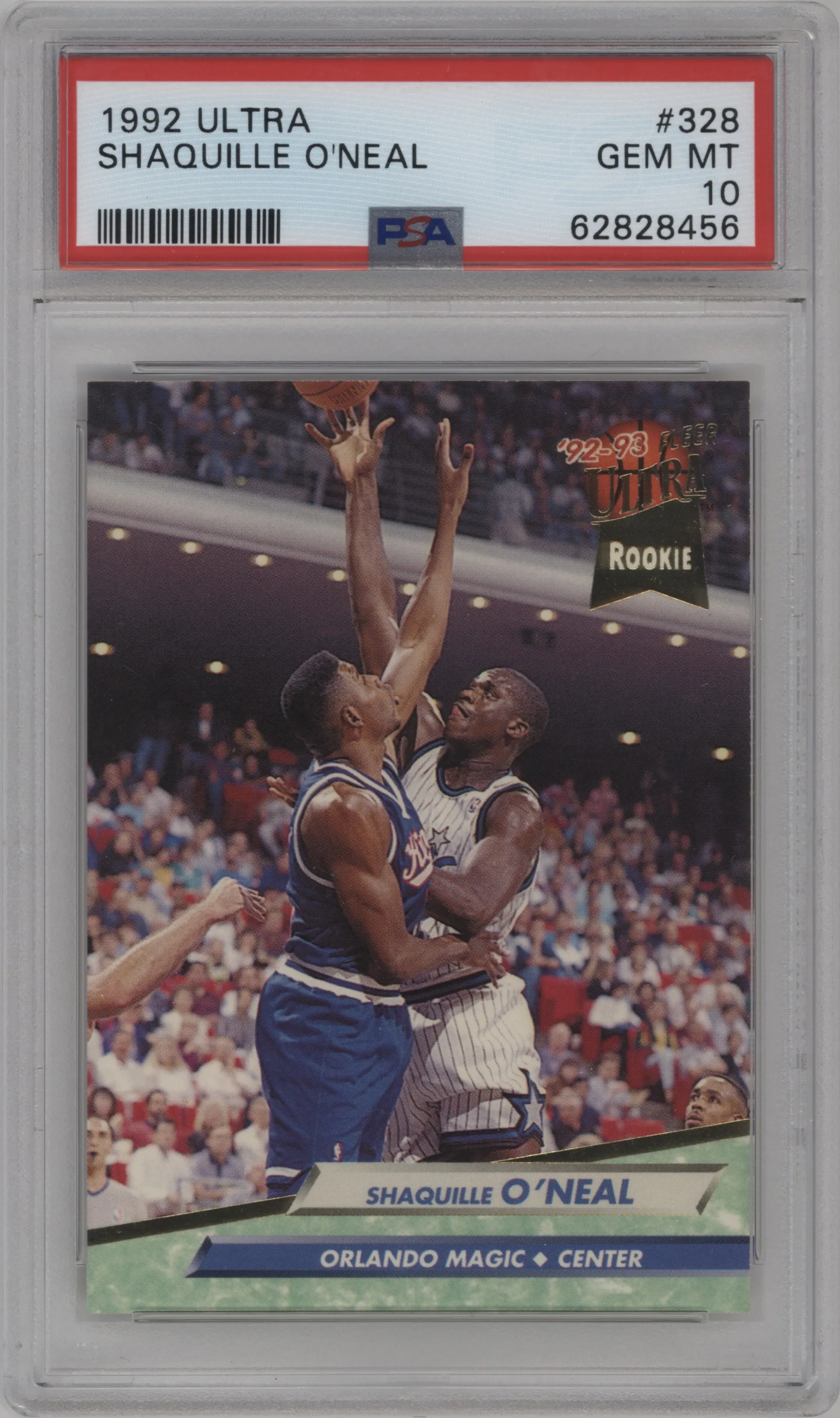 1992 Fleer Ultra Shaquille O’Neal #328 PSA 10