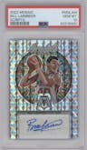 Bill Laimbeer from the 2022-23 Panini Mosaic set graded by PSA and given an overall grade of 10.