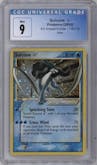 Suicune Gold Star from the 2005 Pokemon EX set graded by CSG and given an overall grade of 9.