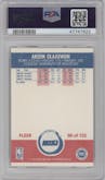 Akeem Olajuwon from the 1987-88 Fleer set graded by PSA and given an overall grade of 9.