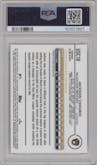 Jackson Chourio from the 2024 Topps Chrome Update set featuring a X-Fractor parallel graded by PSA and given an overall grade of 10.