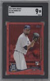 Robbie Ray from the 2014 Topps Update set featuring a Red Hot Foil parallel graded by SGC and given an overall grade of 9.