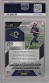 Jared Goff from the 2016 Panini Prizm set featuring a Light Blue Prizm parallel graded by PSA and given an overall grade of 10.