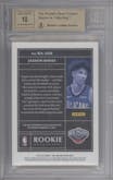 Jaxson Hayes from the 2019-20 Panini One and One set featuring a Blue parallel graded by Beckett and given an overall grade of 9.5.