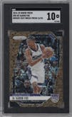 De’Aaron Fox from the 2024-25 Panini Prizm set featuring a Fast Break Bronze parallel graded by SGC and given an overall grade of 10.