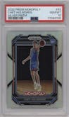 Chet Holmgren from the 2022-23 Panini Prizm Monopoly set featuring a Silver Prizm parallel graded by PSA and given an overall grade of 10.