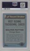 Walter Payton  from the 1988 Topps set graded by PSA and given an overall grade of 10.