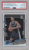 Victor Wembanyama from the 2023-24 Donruss Optic set graded by PSA and given an overall grade of 10.