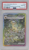Leafeon ex from the 2025 Pokemon SV set graded by PSA and given an overall grade of 10.